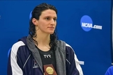 Nadador trans Lia Thomas. (Captura de tela/YouTube/Fox News)