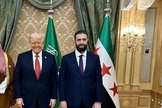 Trump e Ahmed al-Sharaa em Riade. (Foto: X/Ahmed al-Sharaa)