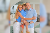 Ana Paula Siebert, Roberto Justus e a filha Vicky, de 5 anos. (Foto: Instagram/robertoljustus)