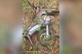A moto roubada. (Foto: PM/Divulgação)