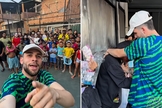 O evangelismo no Cabana. (Foto: Reprodução/Instagram/João Basques)