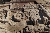 Um lagar para produção de azeite em condições ritualmente puras e um banho ritual adjacente (miqveh). (Foto: Emil Aladjem / Autoridade de Antiguidades de Israel)
