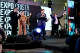 Pastor Edson Rebustini, da Bíblica da Paz, Adriana Barros, diretora executiva da Expo Cristã, Apóstolo Estevam Hernandes, da Igreja Renascer, e Pr. Robson Rodovalho, da Sara Nossa Terra. (Foto: Getúlio Camargo)
