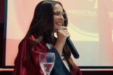 Talita Santos anunciou o Evangelho durante sua formatura em Odontologia. (Foto: Reprodução/Instagram/Talita Santos).