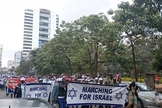 Centenas de cristãos manifestaram apoio ao Estado de Israel. (Foto: Reprodução/YouTube/When You See These Things).