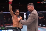 Jafel Filho anunciou o Evangelho no octógono. (Foto: Reprodução/YouTube/UFC Brasil).