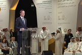 Jared Kushner fala a líderes no Oriente Médio. (Captura de tela/YouTube/Rafael Bittencourt)