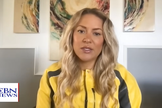 Kaya Jones. (Foto: Reprodução/YouTube/CBN News)