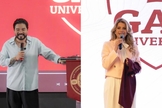 Yudi e Karina serão professores de teologia na Gab University. (Foto: Instagram/Yudi Tamashiro/Instagram/Kari Bacchi).