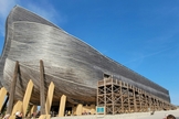 Réplica da arca no Ark Encounter, localizada no Kentucky, EUA. (Foto: Elias Null / Unsplash)