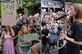 Uma multidão protestou contra o aborto seletivo sexual em Sydney. (Foto: Instagram/Dr Joanna Howe).