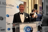 Joel Engel na premiação da Israel Allies Foundation. (Foto: Ministério Engel)
