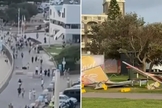 Sydney após o ataque terrorista em Bondi. (Foto ReproduçãoYouTubeABC News AustraliaYouTubeSky News)