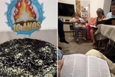 A festa na casa da família. (Foto: Reprodução/Instagram/Geo Sobreira)