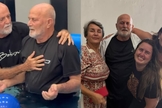 Paulo Roberto aceitou Jesus e foi batizado. (Foto: Reprodução/Instagram/Erika Tamiozzo/Instagram/Agnez Tamiozzo).