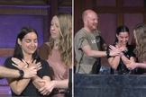 O batismo de María Gabriela. (Foto: Reprodução/YouTube/Vintage Church Pasadena)