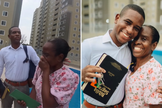 Kauan emociona a mãe com testemunho de fé durante a conquista do primeiro apartamento. (Captura de tela/Instagram/MRV)