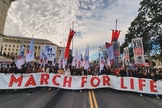 As organizações pró-vida detalham uma série de ações que poderiam ser adotadas pelas igrejas. (Foto: Instagram/marchforlife)