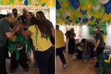 O jogador recebeu uma oração de seus familiares. (Foto: Reprodução/Instagram/thiago01).