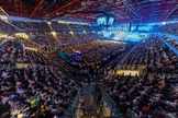 A cruzada atraiu uma multidão para ouvir o Evangelho. (Foto: Billy Graham Evangelistic Association).