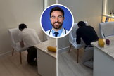 Médico Tiago Stanley aparece de joelhos em oração em vídeo publicado nas redes sociais. (Captura de tela/Instagram/tiagostanleymd)
