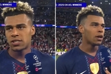 Désiré Doué. (Foto: Reprodução/YouTube/TNT Sports Football)
