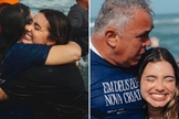 O batismo dos pais de Isabela. (Foto: Reprodução/Instagram/Bela Almada)