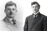 Os missionários suecos Daniel Berg e Gunnar Vingren. (Foto: Wikimedia)