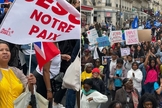 A multidão proclamou o nome de Cristo com louvores e bandeiras. (Foto: Instagram/Ensemble Pour Le Royaume).