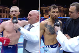 Bo Nickal e Maurício Ruffy compartilham mensagens de fé após suas vitórias no UFC Freedom 250, na Casa Branca. (Captura de tela/YouTube/UFC)