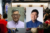 Os pastores Ezra Jin Mingri e Sun Cong. (Foto: China Aid).