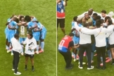 Os jogadores do Congo demonstraram sua fé em campo. (Foto: Reprodução/Instagram/Ballers In God).