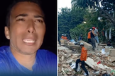 Pastor Carlos Arizmendi e equipes de resgate atuam após o terremoto que atingiu a Venezuela. (Captura de tela/Instagram/ noticiasvenezueladice /AP)