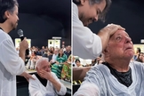 Antônio durante o batismo. (Foto: Reprodução/Instagram/Lírio Jardim Armação)