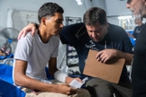 O hospital de campanha da Samaritan’s Purse funciona 24 horas. (Foto: Samaritan’s Purse).