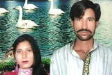 O casal cristão Shahzad Masih e Shama Bibi. (Foto: Reprodução/ACN)
