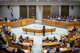 Sessão plenária na Câmara dos Representantes dos Países Baixos. (Foto: Divulgação/Câmara dos Representantes)