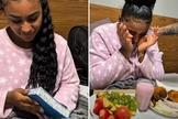 Jade se emocionou ao conhecer o amor de Jesus. (Foto: Reprodução/Instagram/Laerte Dantas)
