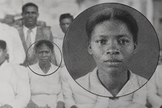 Imagem histórica de Pastora Florência Silva Pereira, restaurada e ampliada com IA.