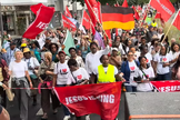 Cristãos proclamam o Evangelho durante a Marcha para Jesus pelas ruas de Berlim. (Captura de tela/YouTube/The Matengos Family)