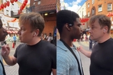 Jesse Samuel Ngoma foi hostilizado por um homem enquanto evangelizava na rua. (Foto: Reprodução/Instagram/Jesse Samuel Ngoma).