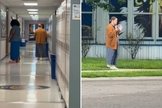 Professoras orando na escola. (Foto: Reprodução/Instagram/Faith Christian Academy)