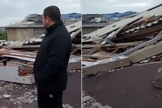 O templo ficou totalmente destruído. (Foto: Reprodução/Facebook/Igreja Missionária Pentecostal Jesus Ama Você).