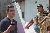 Vavá foi resgatada em casa. (Foto: Reprodução/Instagram/fabinhosiqueira_reporter).