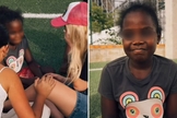 A menina foi curada após a oração. (Foto: Reprodução/Instagram/Dunamis Greenhouse)