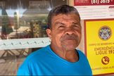 Cláudio Roberto Gomes, conhecido como Seu Jubileu. (Foto: Reprodução/g1)