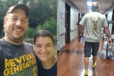 Richard Reeder voltou à vida após orações. (Foto: Facebook/Richard Reeder/Instagram/Kayla Gabbard).