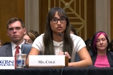 Chloe Cole. (Foto: Reprodução/YouTube/CBN News).