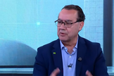 Augusto Cury durante sabatina no Jornal da Manhã. (Captura de tela/YouTube/Jovem Pan News)