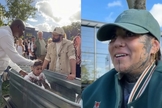 Huemalan Ayelen foi batizada no último domingo (20) na Holanda. (Foto: Reprodução/Instagram/presencerevival).